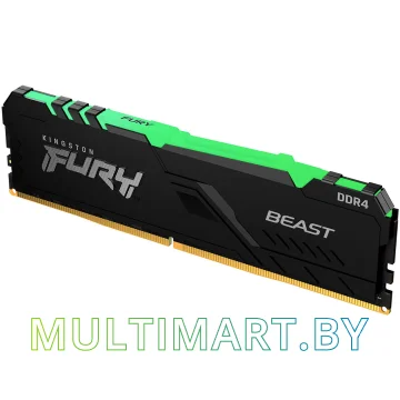 Оперативная память Kingston FURY Beast RGB 32GB DDR4 PC4-24000 (KF430C16BBA/32)